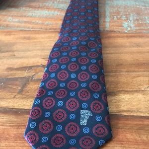 Versace red and blue tie